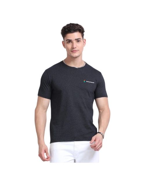 Greys&Blues Men's Eco Blend Round Neck T-Shirt- Dark Grey